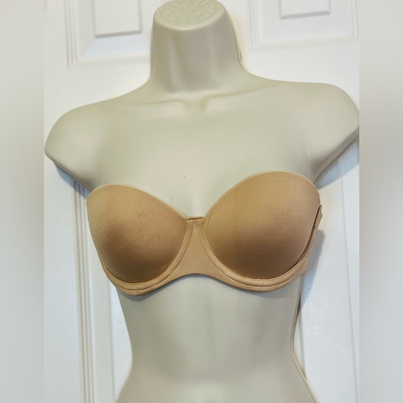 Calvin Klein Strapless Capsule Push Up Bra, Nude, 32B, NWOT - Picture 1 of 8
